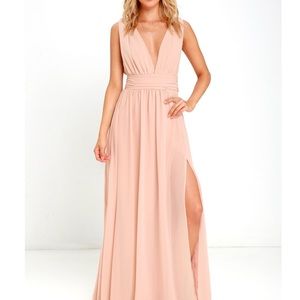 Lulus Maxi Dress - Blush